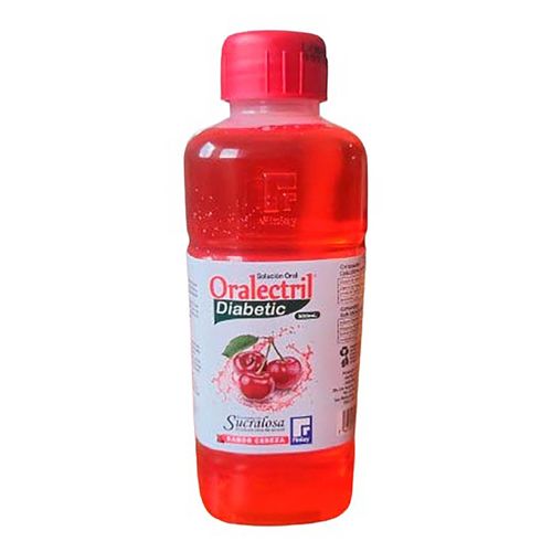 Oralectril Oralite Suero Diabetico Fresa -500 ml