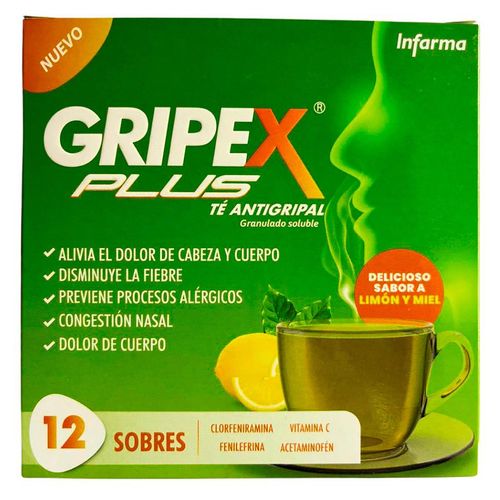 Gripex Plus caja 12 sobres - Precio indicado por caja
