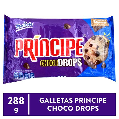 Galleta Principedrops Choco 6pk 228gr