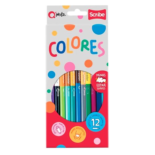 Colores Unipunta Anota Scribe Triangular x12