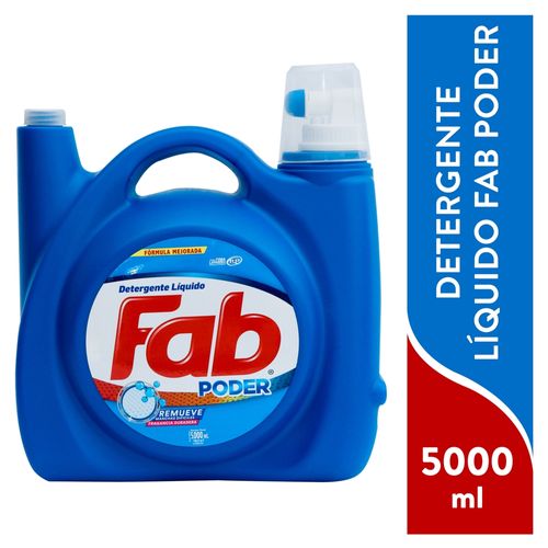 Detergente Liquido Fab Paraiso Floral -5000ml