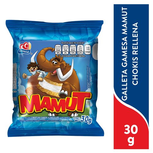 Galleta Gamesa Mamut Chokis Rellena - 30 g