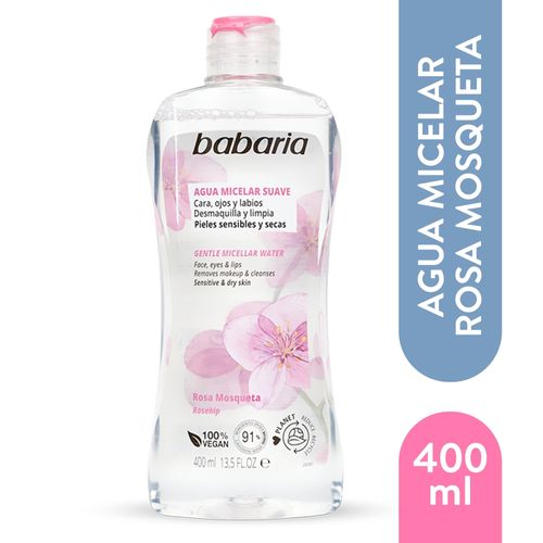 Agua Micelar Babaria Rosa Mosqueta 400Ml