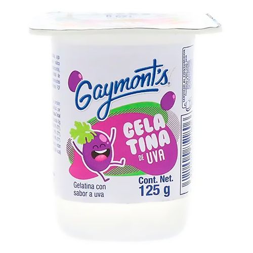 Gelatina Gaymonts Uva 125 Gr