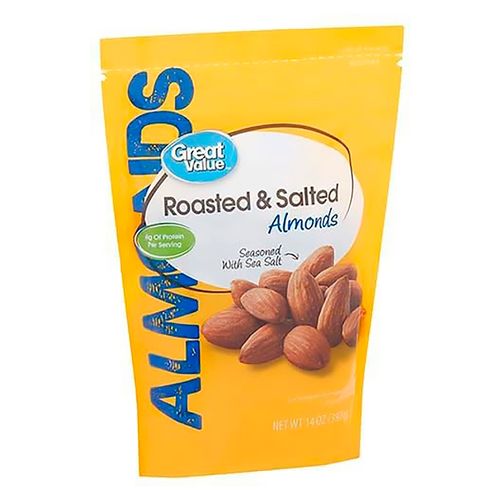 Almendra Great Value Tostad Cn Sal 397gr