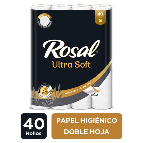 Papel Higienico Rosal Black 2p 320h 40ea