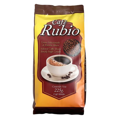 Cafe Clasico Marca Rubio 225gr