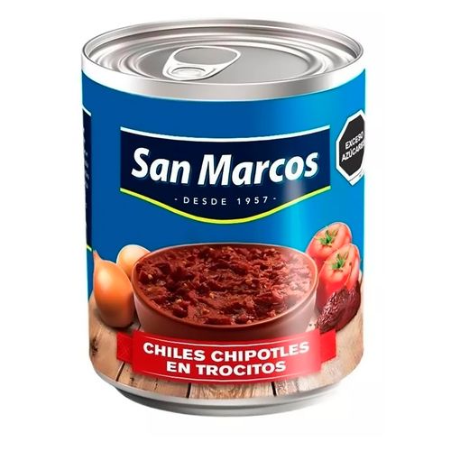 Sm Chile Chipotles En Trocito 215 Gr Ea