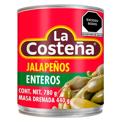 La Costena Chile Jalapeno Entero 780 G