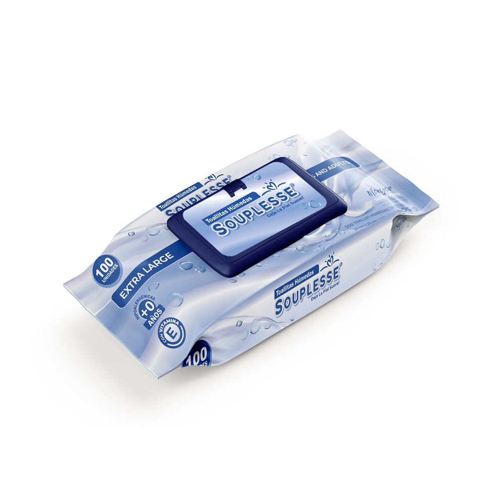 Comprar Toallas Húmedas Souplesse Extra Grande - 100 uds
