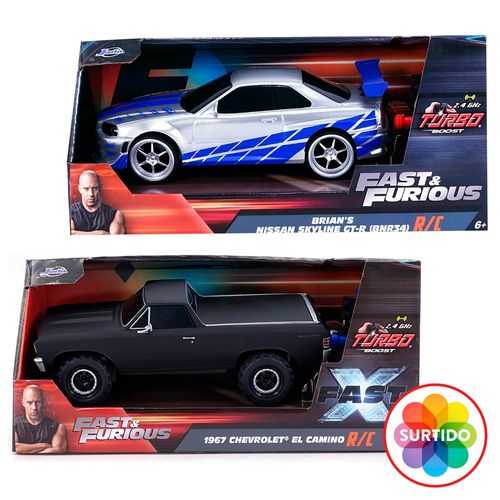 Auto Jada Toys Rápidos y Furiosos Surtido