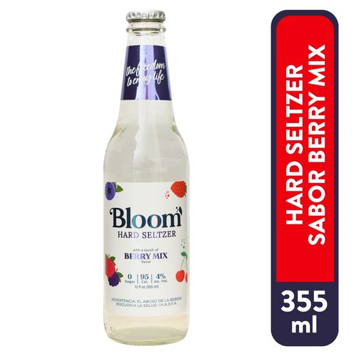 Bloom Hard Seltzer Berry Mix 355 Ml