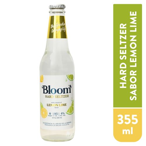 Bloom Hard Seltzer Lemon Lima 355 Ml