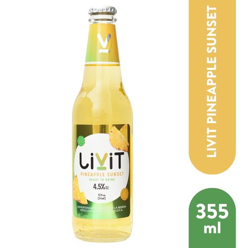 Livit Pineapple Sunset Piña 355 ml