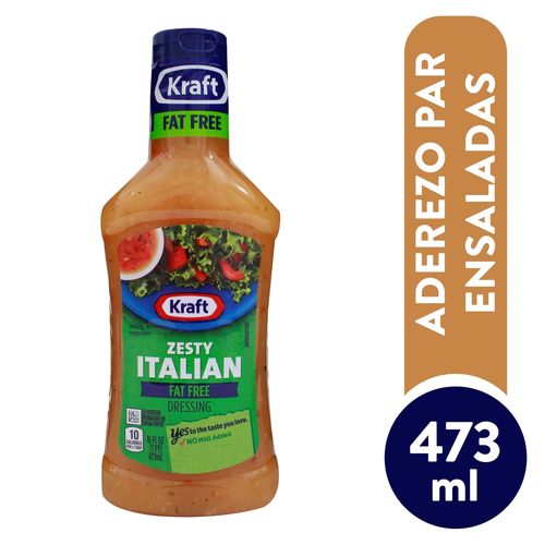 Aderezo Kraft Italian Fat Free -454gr