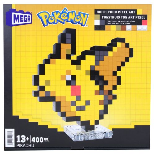 Set Mega Construcción Estilo Pixel Pikachu