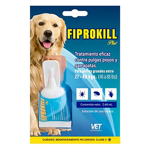 Pipeta Fiprokill Perros Grandes 2.68ml