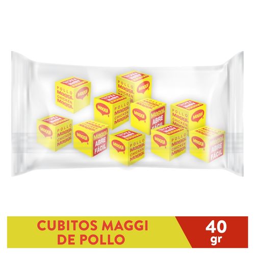 Sazonador Cubito de Pollo MAGGI 4g 10 Unidades