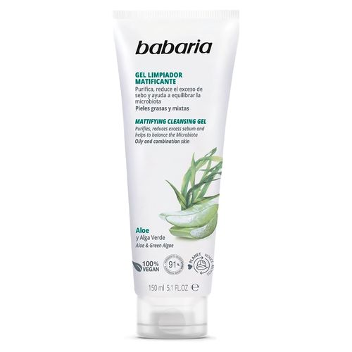 Gel Babaria Limpiador Matific Aloe 150Ml