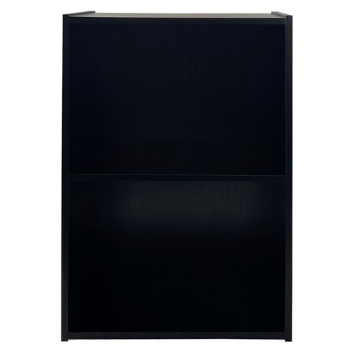 Librero Mainstays de 2 divisiones color negro