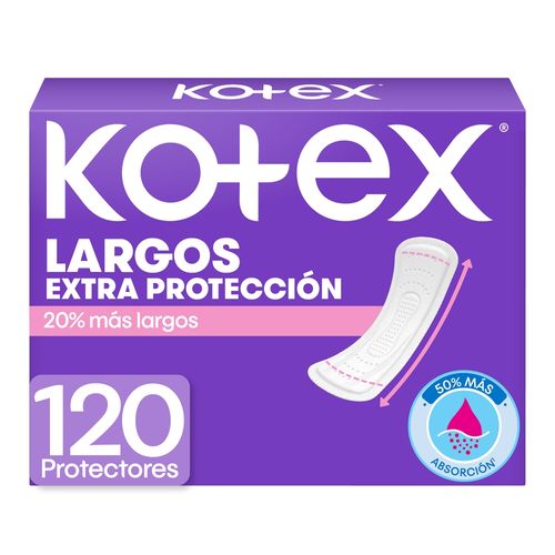 Protector Diario Kotex Largos 120 Ea