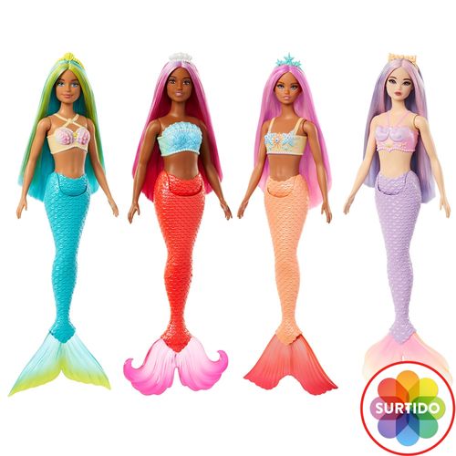 Muñeca Barbie Sirenas Sorpresa