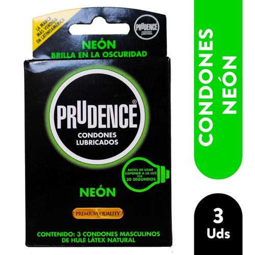 Prudence Preservativo Neon 3u Ea