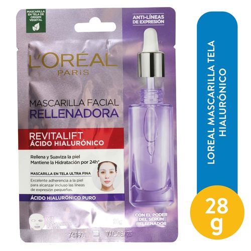 Mascarilla Loreal Facial Revitalift 28Gr