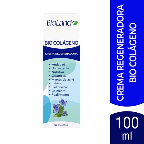 Crema Facial Bioland Biocolageno 100 Ml