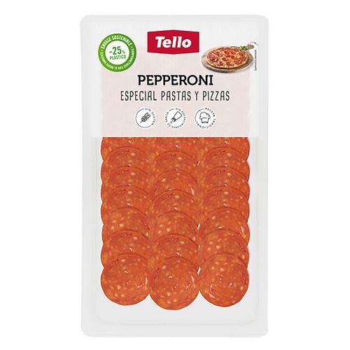 Pepperoni Loncheado Tello 75gr