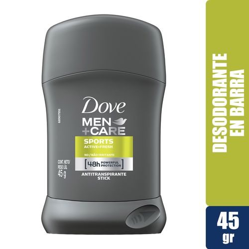 Desodorante Dove Men+Care Sports Active- Fresh Barra - 45g