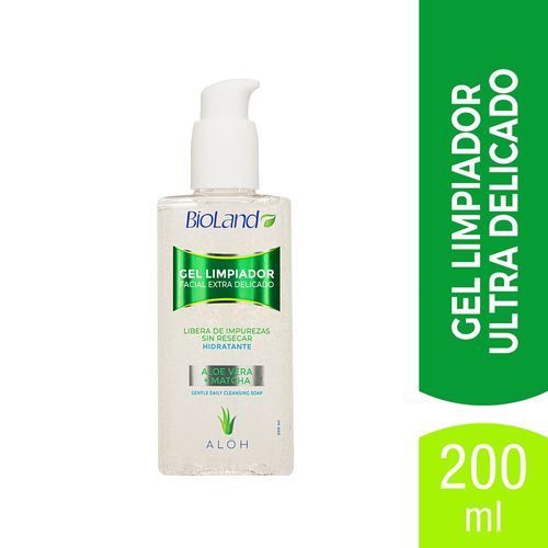 Gel Limpiador Bioland Aloe Vera 200 Ml