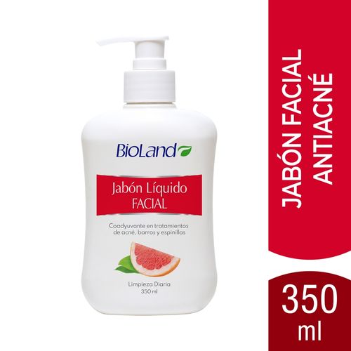 Jabon Liquido Bioland Facial  350 Ml