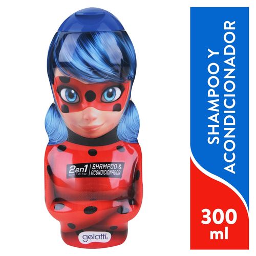 Shampoo 2 En 1 Gelatti Ladybug 300Ml