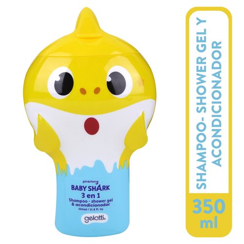 Shampoo 3 En 1 Gelatti Baby Shark 350Ml