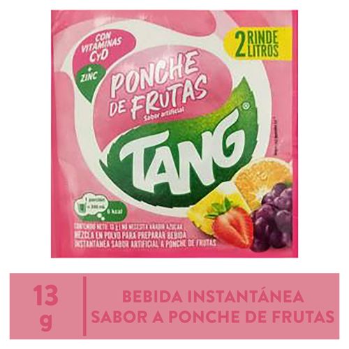 Bebida en Polvo Tang de Ponche de Frutas - 13 g