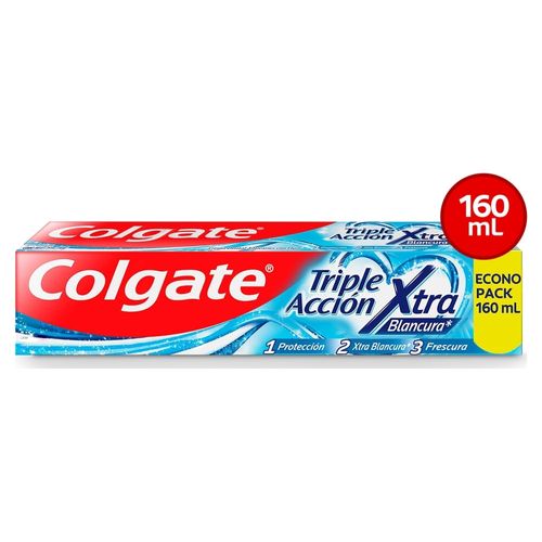 Pasta Dental Colgate Triple Acción Xtra Blancura 160 ml