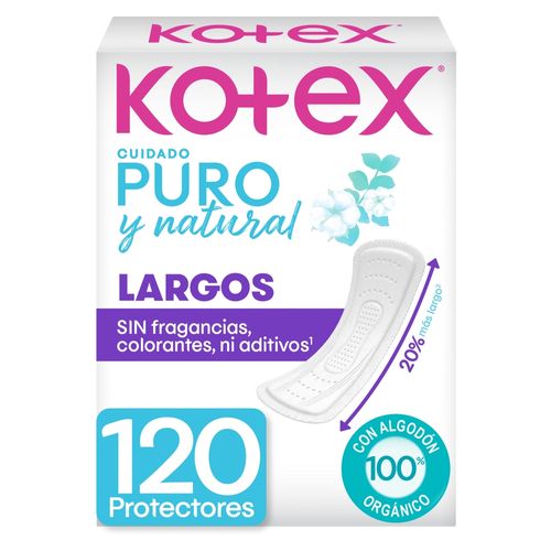 Protector Diario Largo Kotex Pure 120Ea