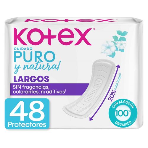 Protector Diario Largo Kotex Pure 48Ea