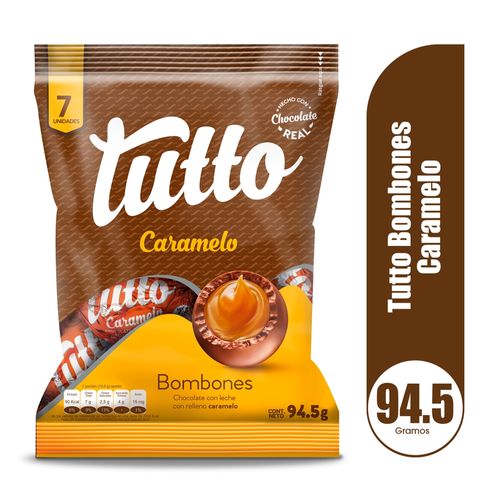 Chocolate Tutto Bombon Relleno De Dulce De Leche - 112gr