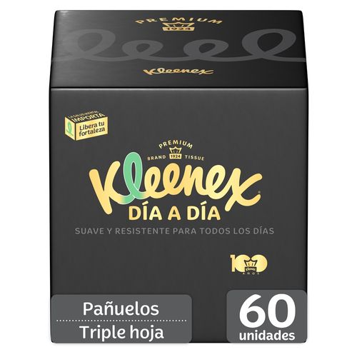 Panuelo Fac Kleenex Cubo Elegance 60ea