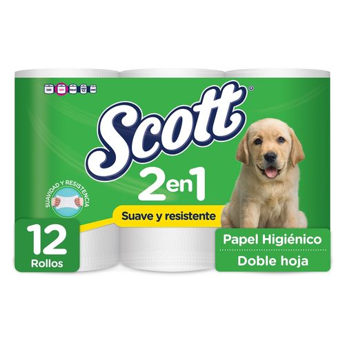 Papel Hig Scott Super 2en 1 2p 280h 12ea