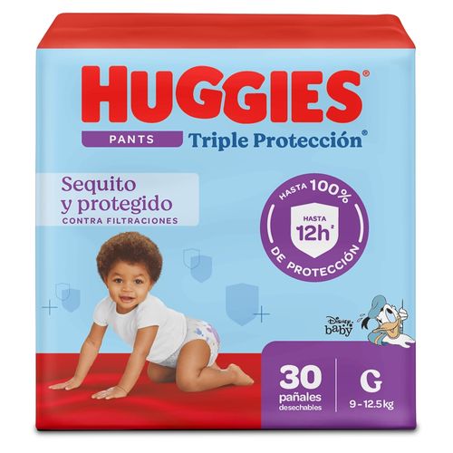 Pañales Huggies Triple Protección Pants Etapa 3/G - 30 Unidades