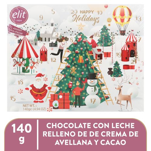 Calendario Chocolate Elit Leche Happy Holidays - 140g