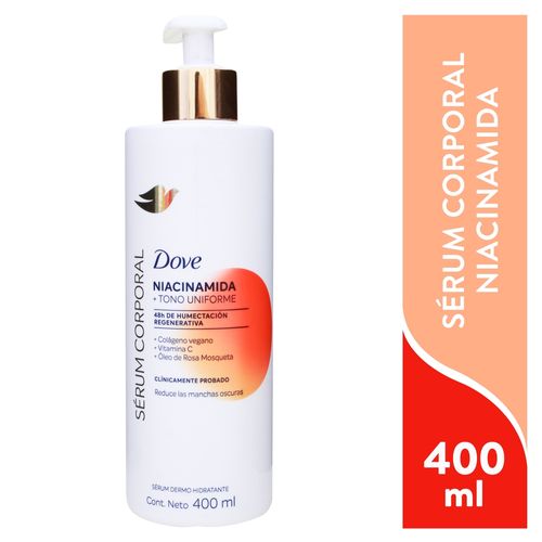 Crema Dove Serum Corp Tono Unifor 400 Ml