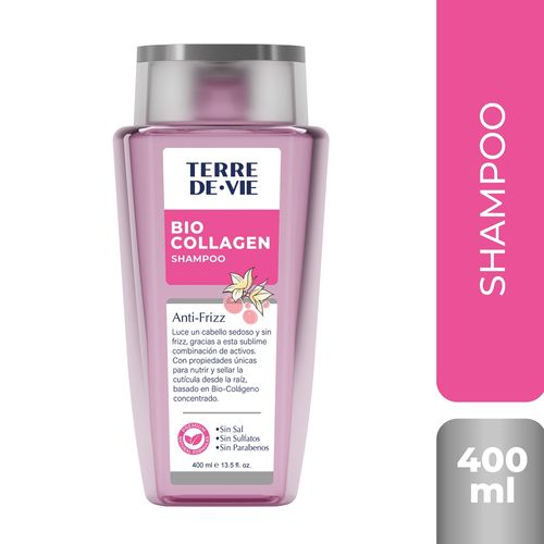 Shampoo Bio Collagen Terre De Vie Anti-Frizz Formulaciones Sofisticadas- 400 ml