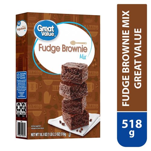 Great Value Fudge Brownie 518gr