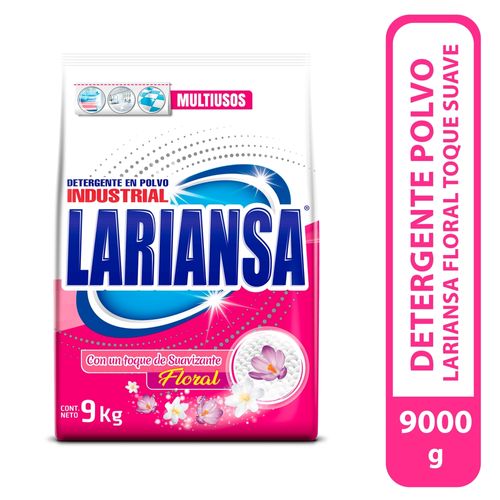 Detergente Polvo Lariansa Cloro  9000 Gr