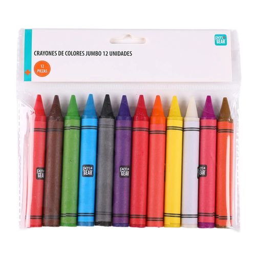 Crayones Pen Gear, jumbo -12 pzas
