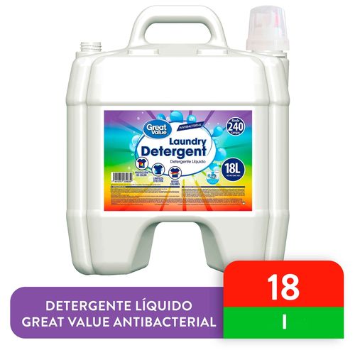 Detergente Liquido Great Value 18000Ml